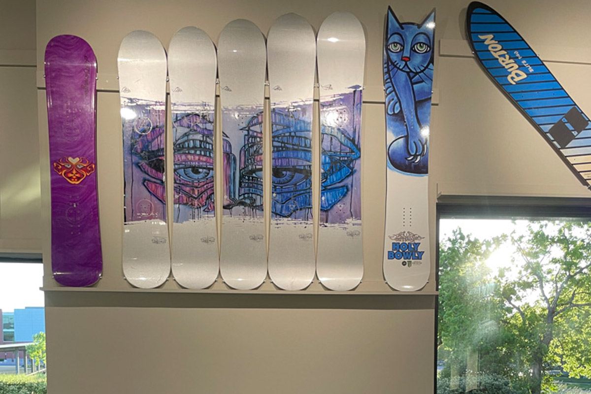 The Hot Tub Store snowboard showcase