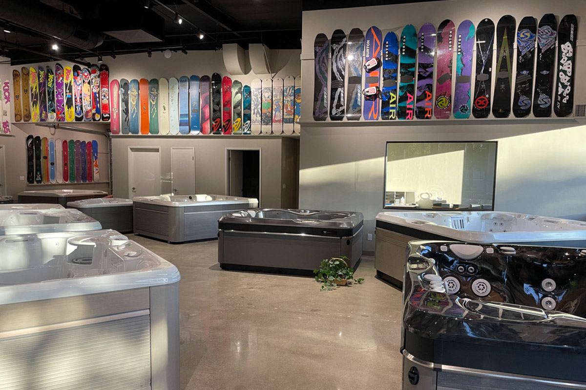 The Hot Tub Store snowboard showcase