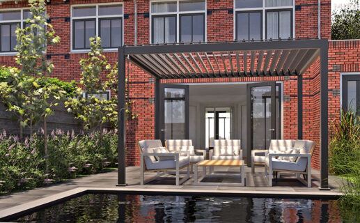 Cover Valet SHaDE louvered pergola