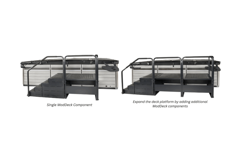 Leisure Concepts Introduces Modular Step and Deck System for Swim Spas