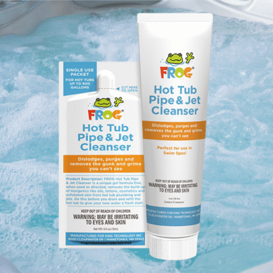 FROG hot tub pipe and jet cleanser