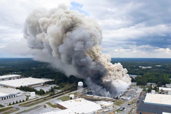 Evacuation Orders Lifted After Chemical Fire at BioLab Plant