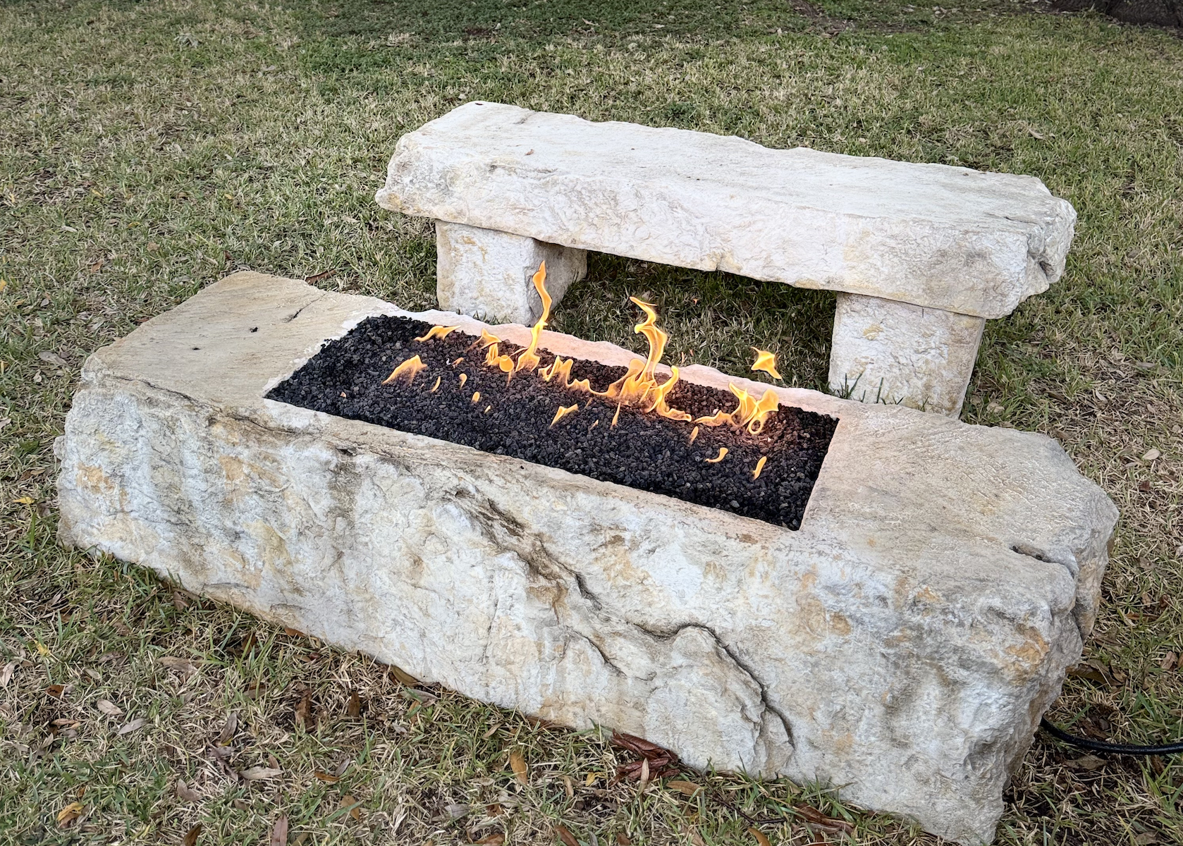 RicoRock Temple Stone Firepit